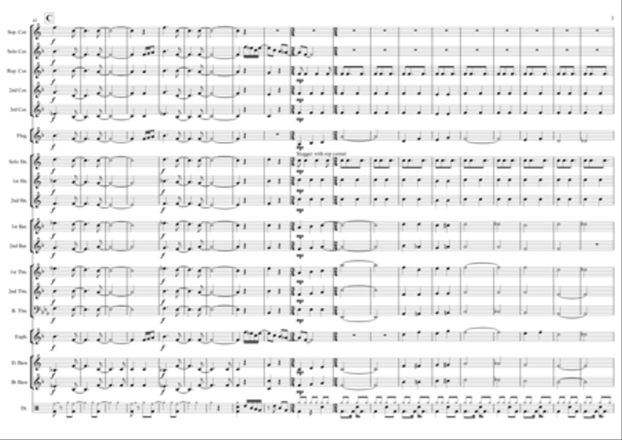 Blackbird Brass Band scores gallery preview page 3