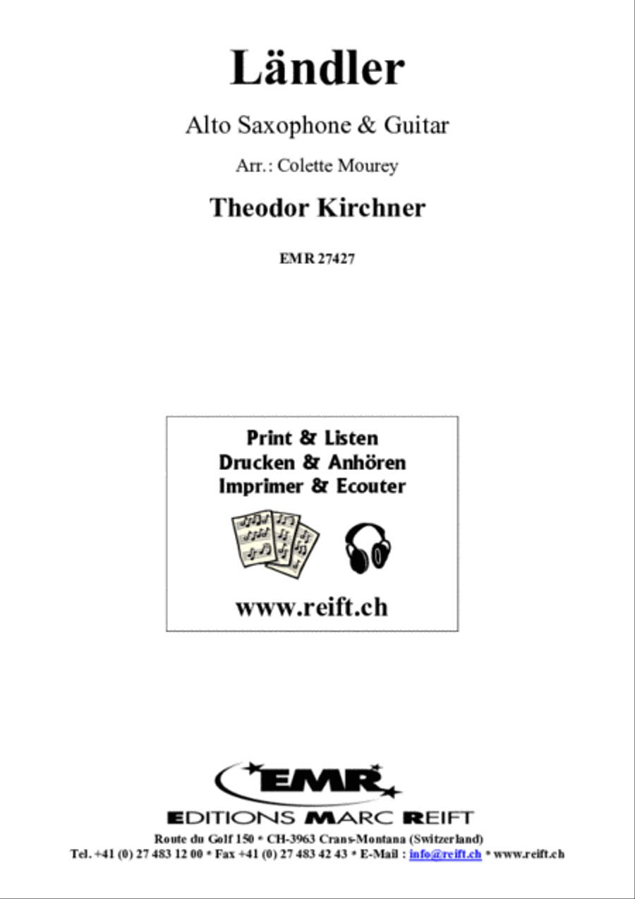 Landler Alto Saxophone scores gallery preview page 2