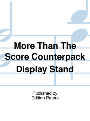 More Than The Score Counterpack Display Stand