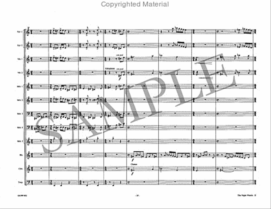 The Night Watch Percussion Ensemble scores gallery preview page 11