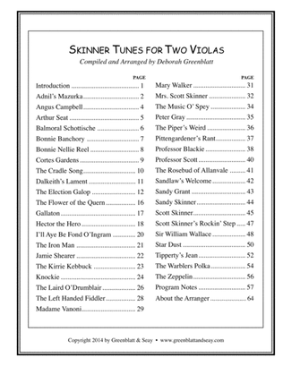 Skinner Tunes for Two Violas