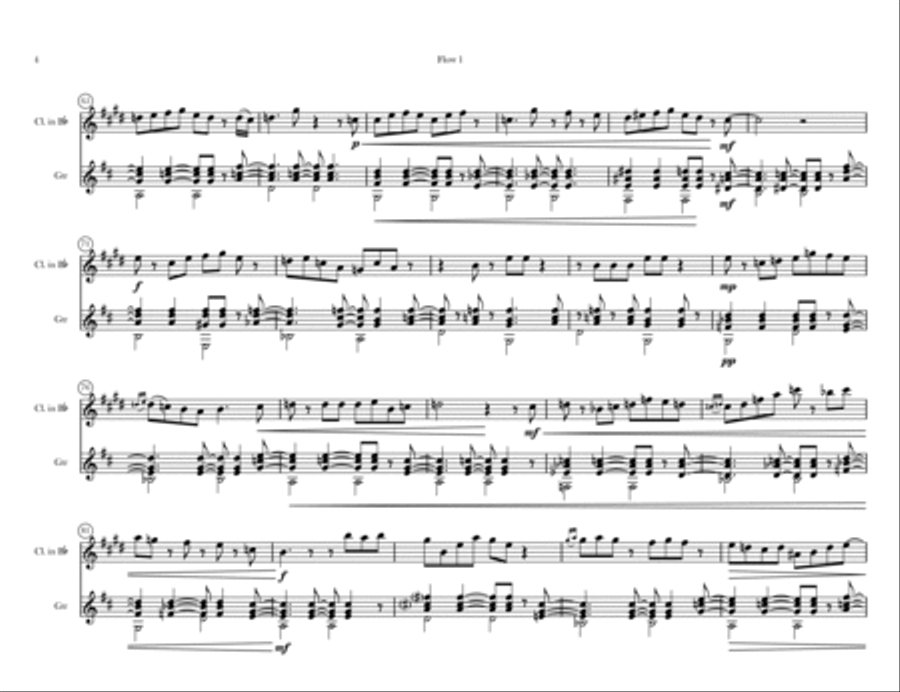 Wave Clarinet scores gallery preview page 5
