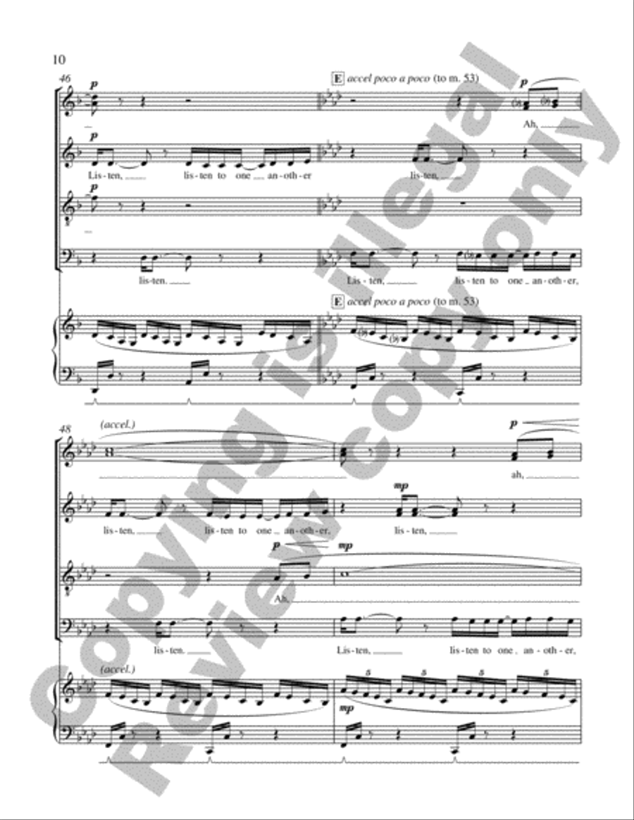 The Tree of Peace The Tree of Peace 4-Part scores gallery preview page 28