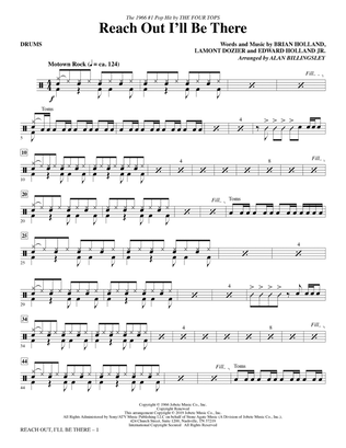 Reach Out I'll Be There (arr. Alan Billingsley) - Drums