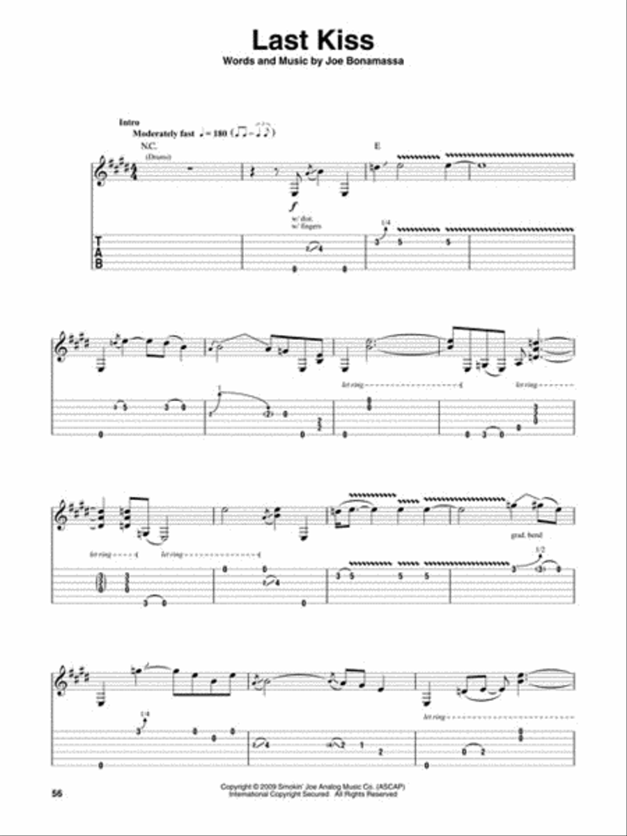 Joe Bonamassa Joe Bonamassa Electric Guitar scores gallery preview page 5
