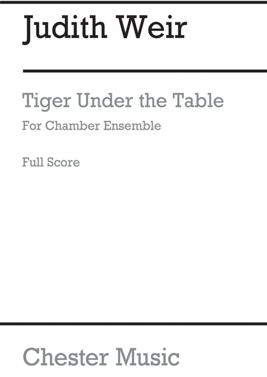 Tiger Under The Table