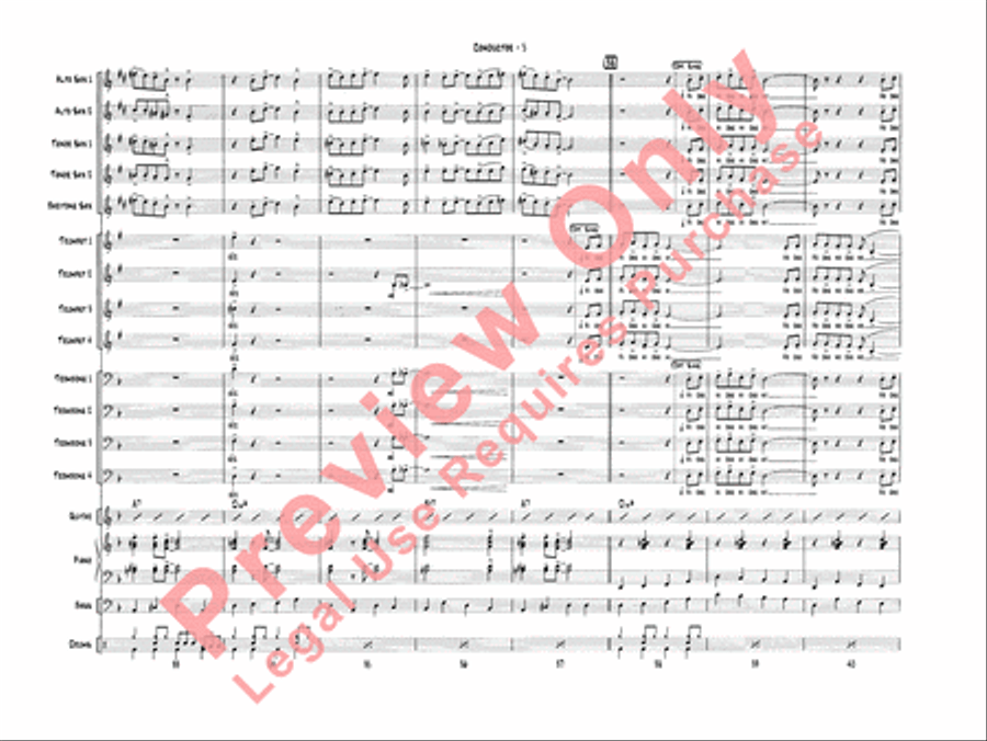 Minnie the Moocher Jazz Ensemble scores gallery preview page 8