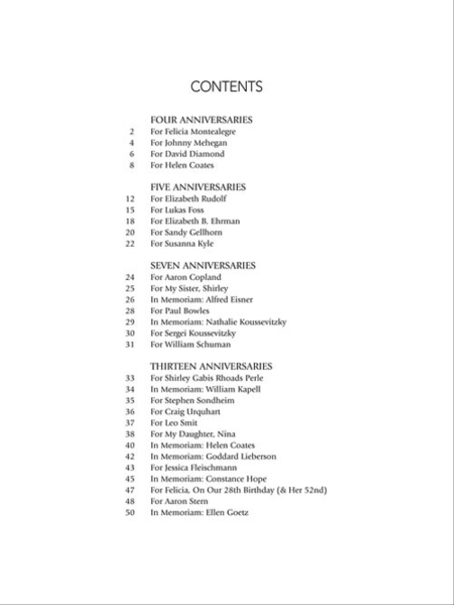 Leonard Bernstein – Complete Anniversaries for Piano Piano Solo scores gallery preview page 6