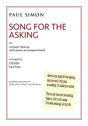 Song For The Asking