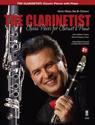 Book cover for The Clarinetist - Classical Pieces for Clarinet and Piano
