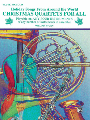 Book cover for Christmas Quartets for All