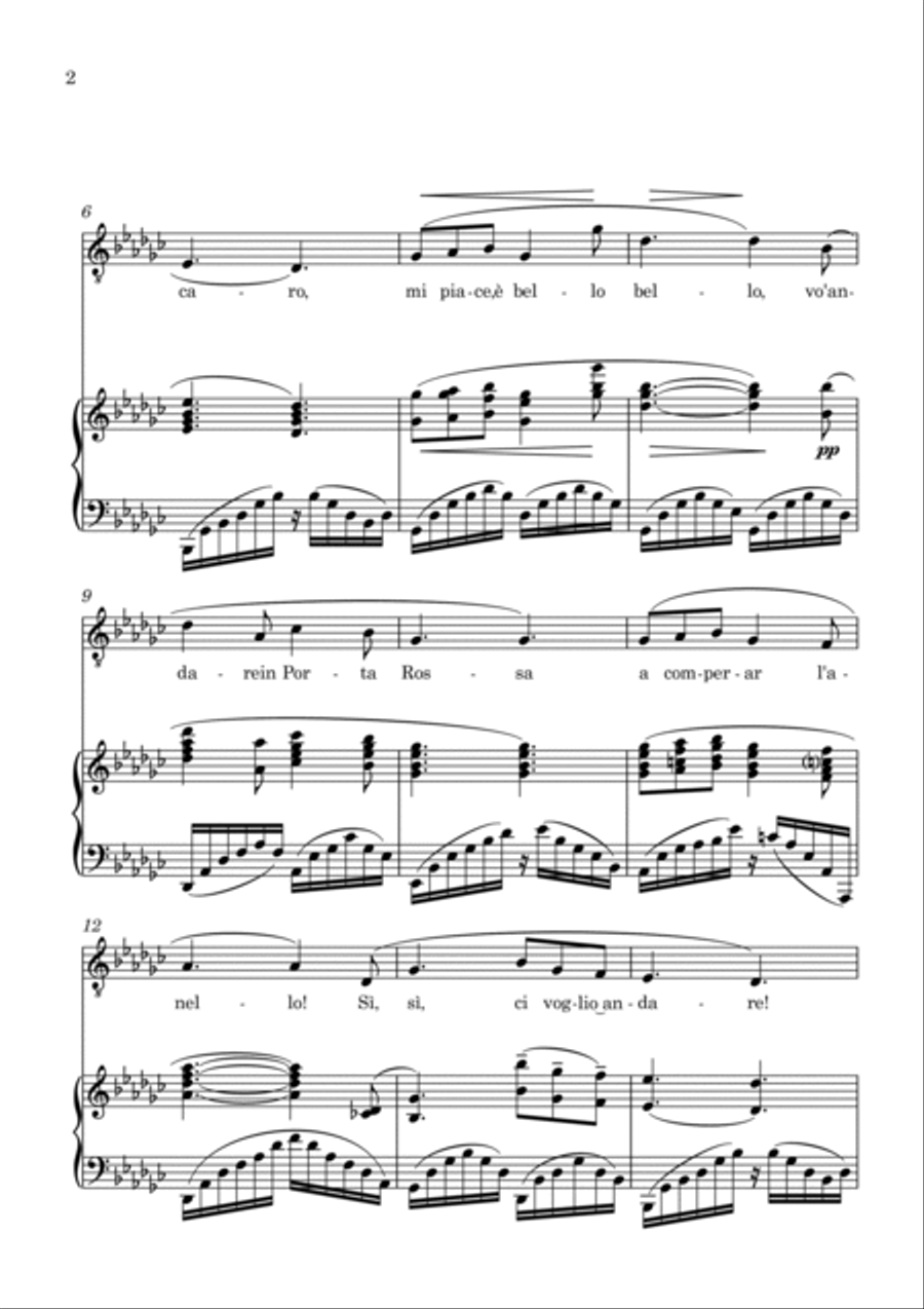 O Mio Babbino Caro O Mio Babbino Caro Voice scores gallery preview page 2