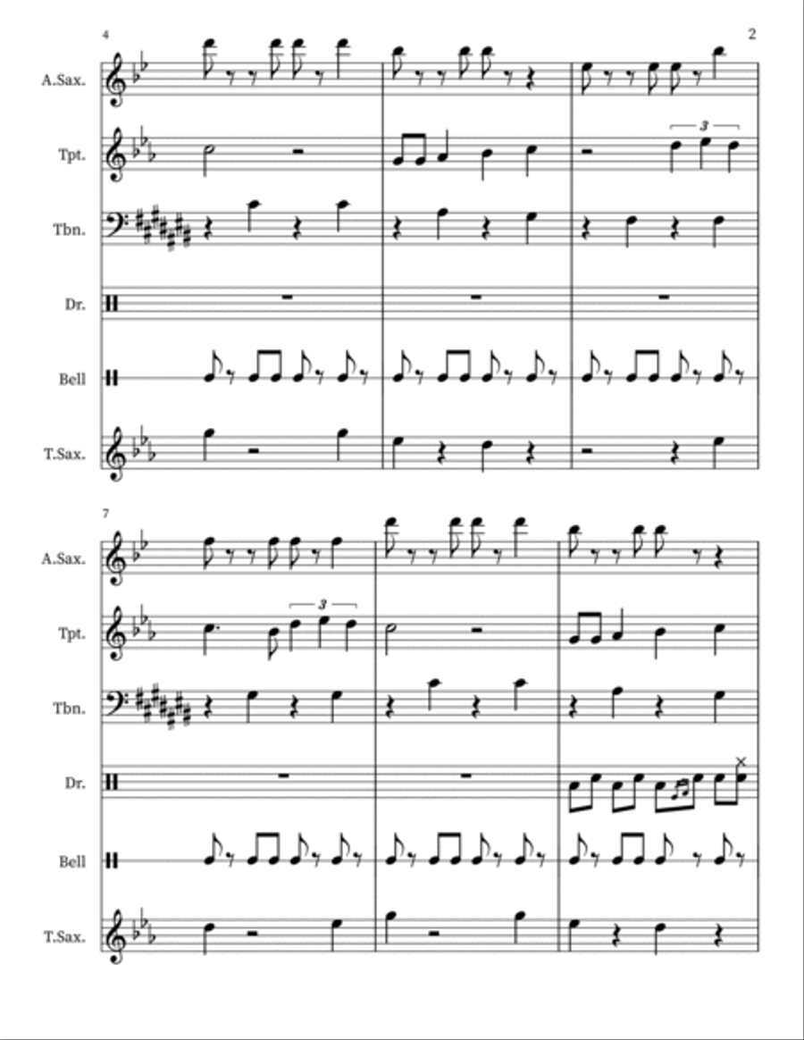 Rude Small Ensemble scores gallery preview page 2