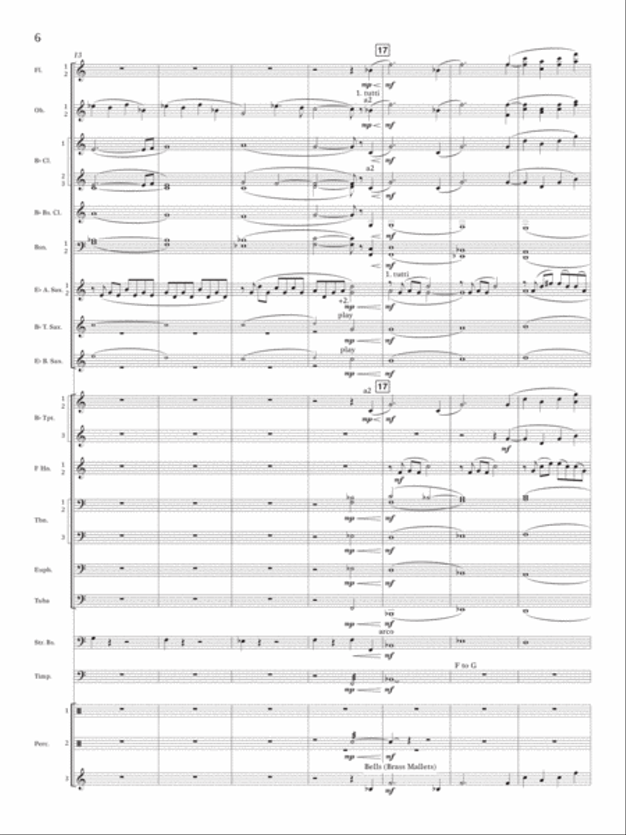 Existence Infinite - Conductor Score (Full Score) Concert Band scores gallery preview page 6