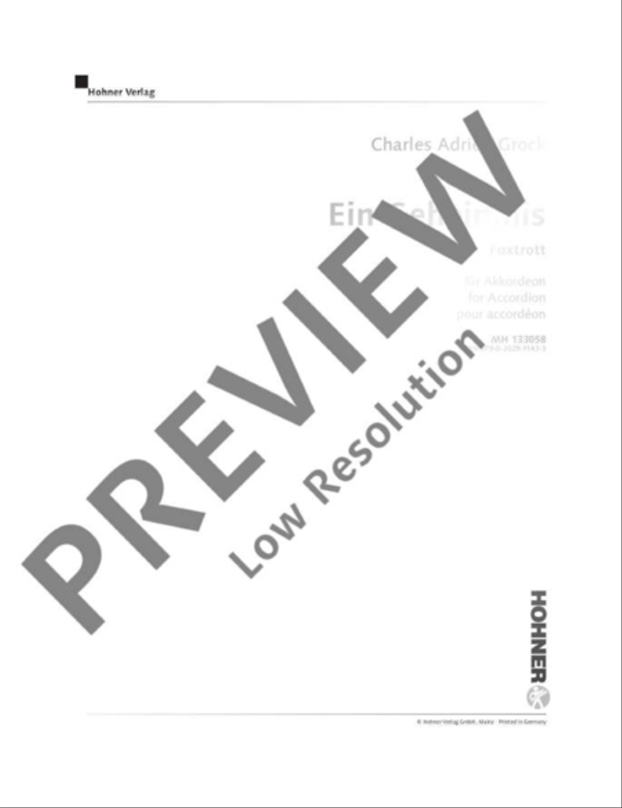 Ein Geheimnis Ein Geheimnis Accordion scores gallery preview page 2