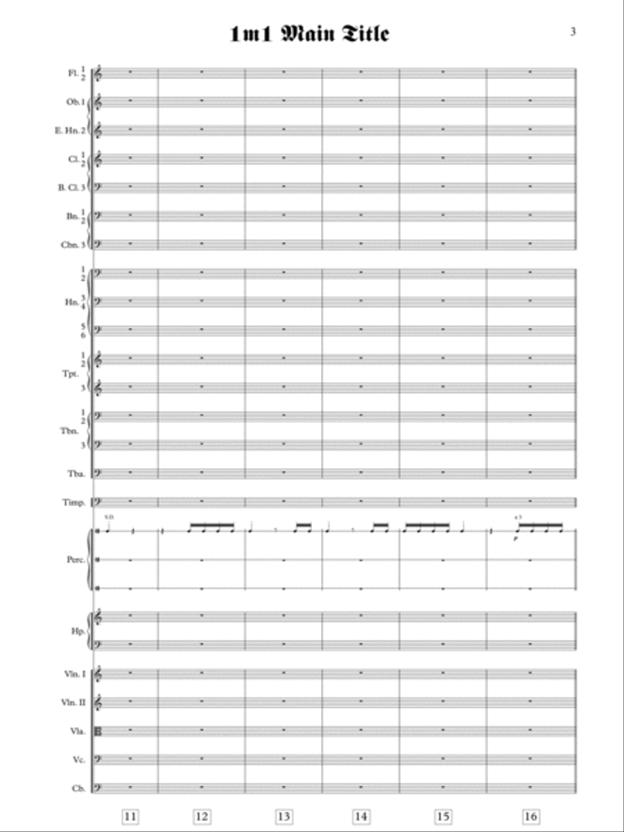 Where Eagles Dare (Theme) - Score Only Full Orchestra scores gallery preview page 5