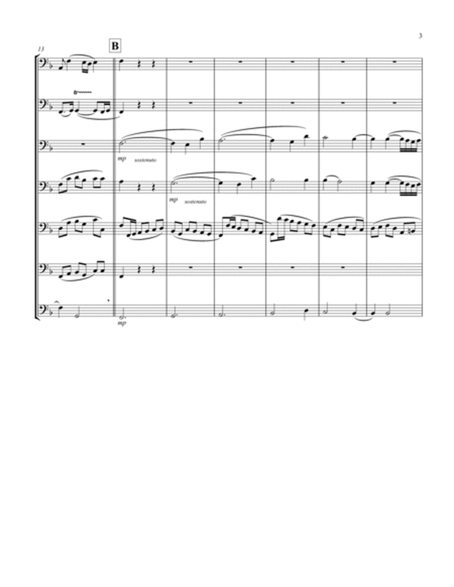 Recordare (from "Requiem") (F) (Violoncello Septet)