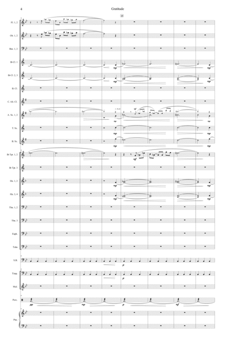 Gratitude (Concert Band - Score only) image number null