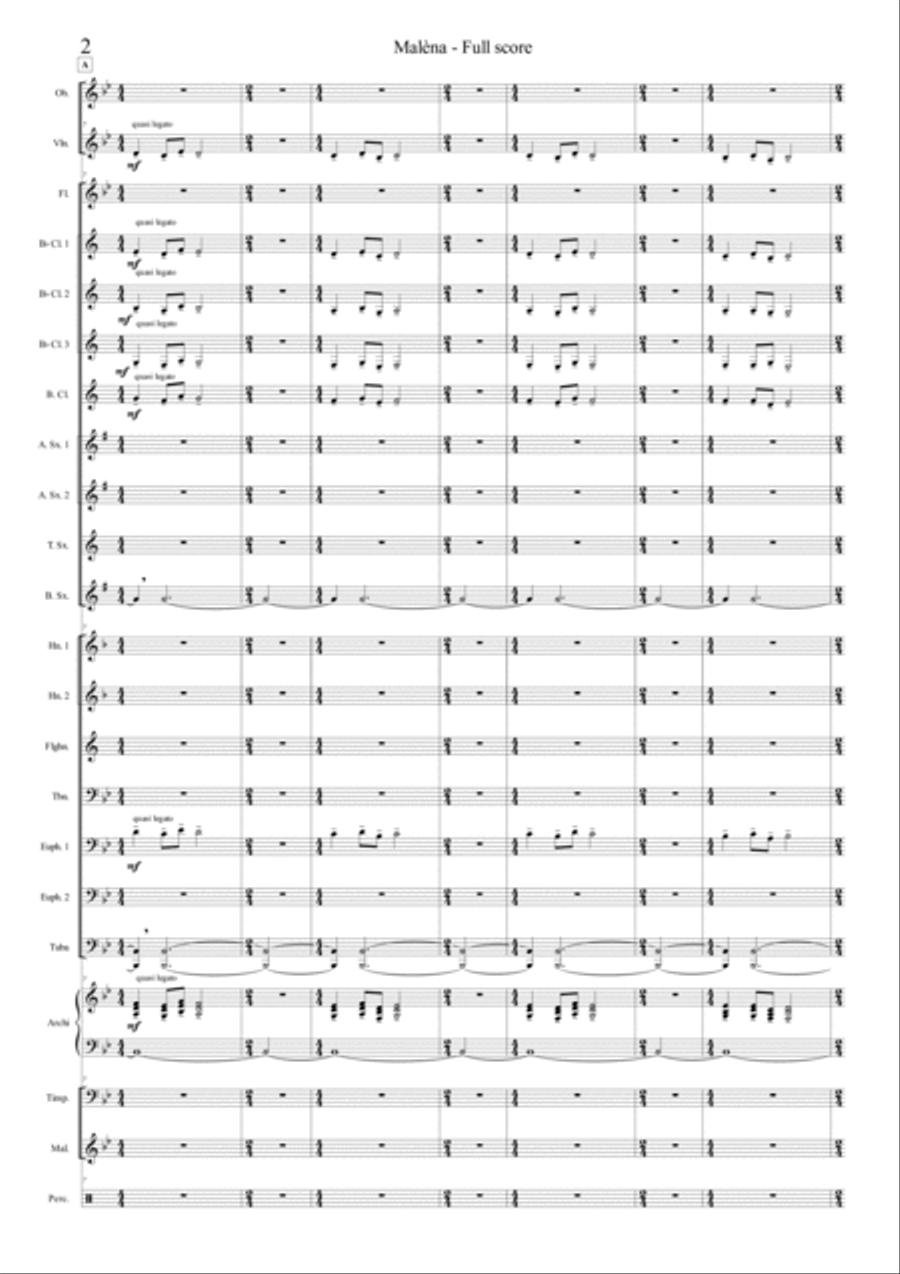 Malena Concert Band scores gallery preview page 4