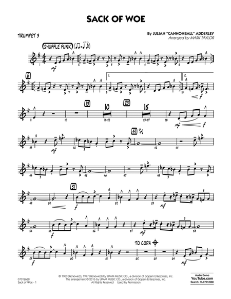 Sack of Woe - Trumpet 3