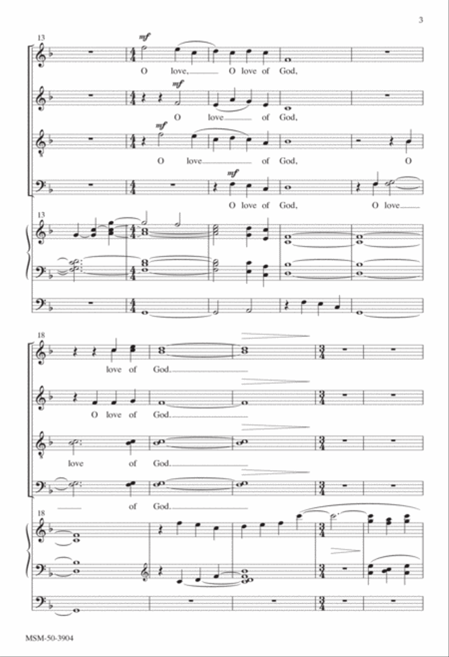The Love of God Divisi scores gallery preview page 3