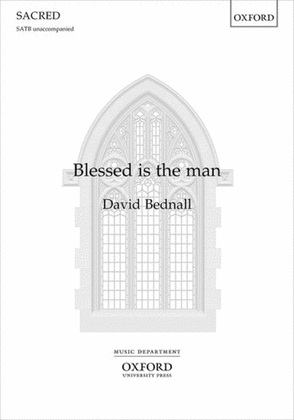 Book cover for Blessed is the man