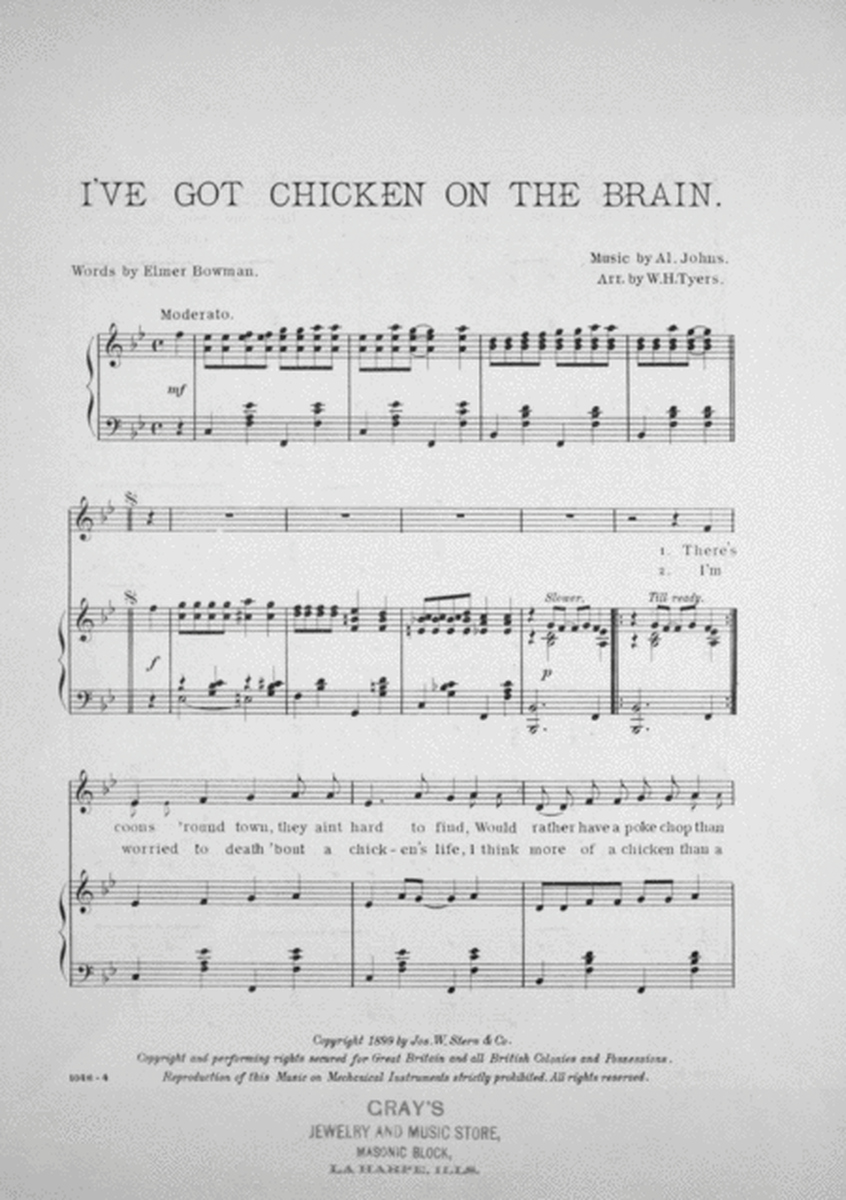 I've Got Chicken on the Brain