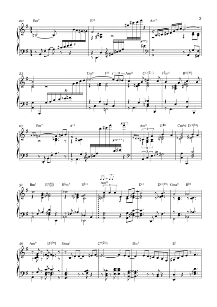 East Of The Sun (and West Of The Moon) Piano Solo scores gallery preview page 3