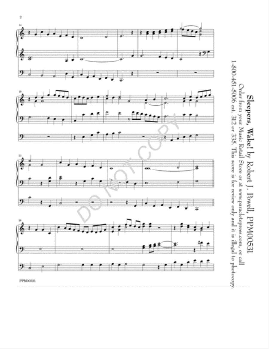 Five Advent Preludes Five Advent Preludes Organ scores gallery preview page 3