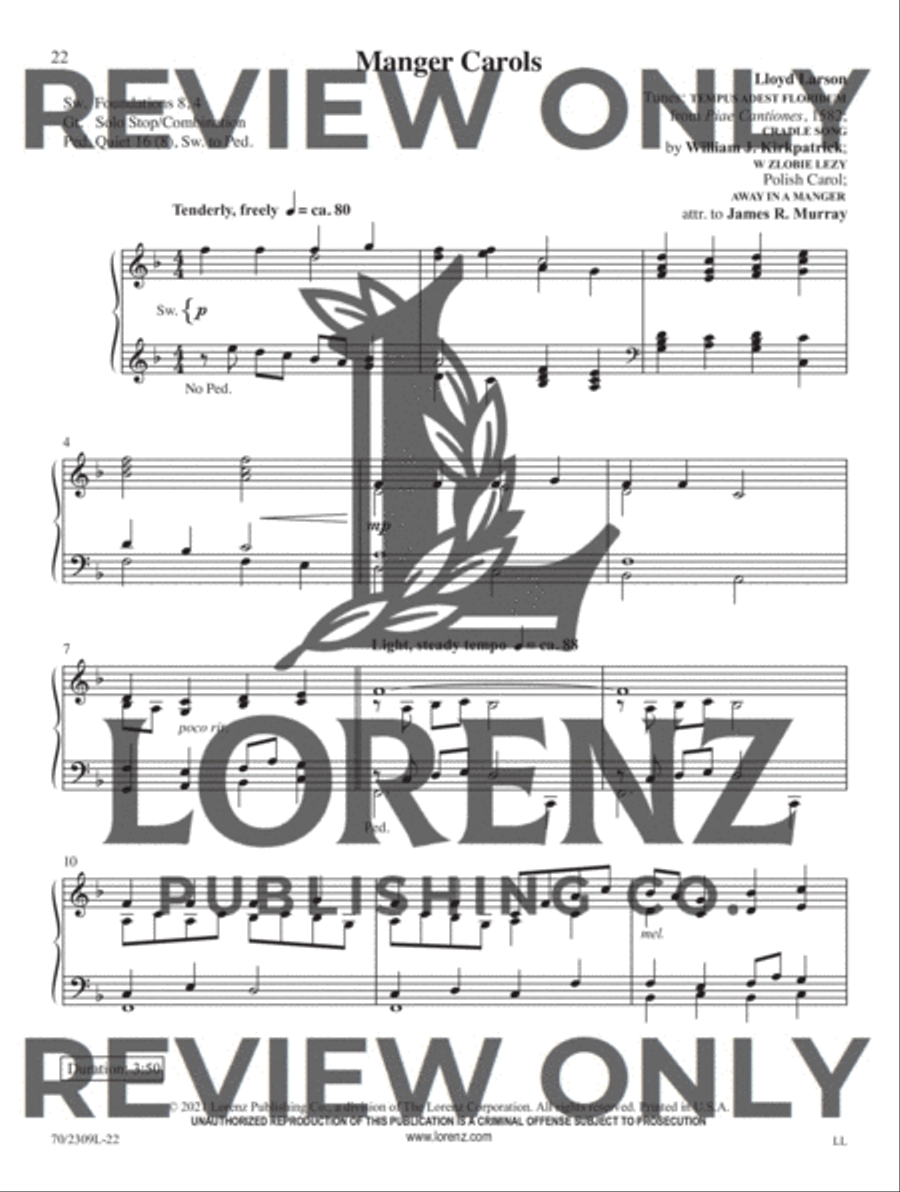 He Is Born Organ Solo scores gallery preview page 15