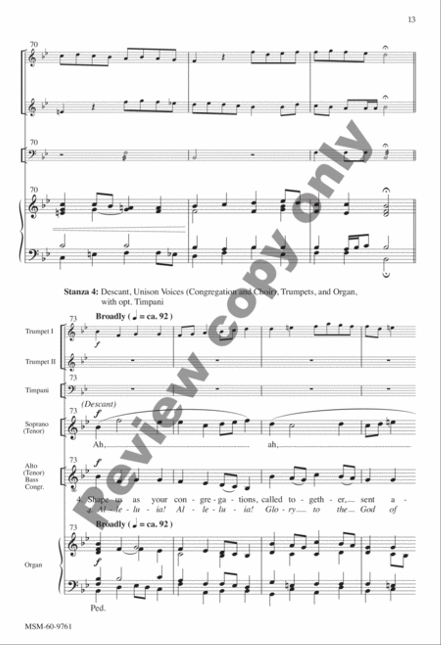 God, Creation's Great Designer: Alleluia! Alleluia! Hearts to Heaven 4-Part scores gallery preview page 27