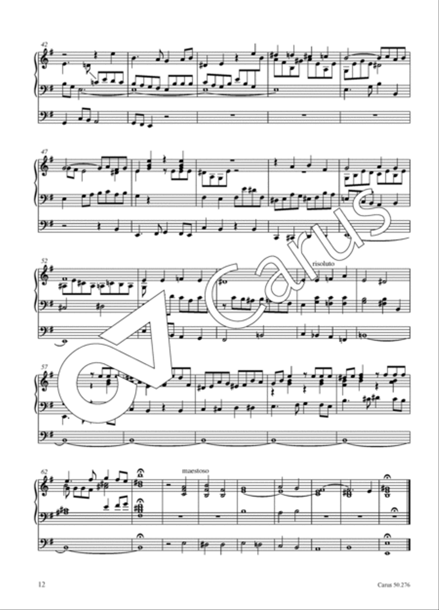 Three preludes and fugues for organ JWV 10, 13 and 17 Organ scores gallery preview page 13