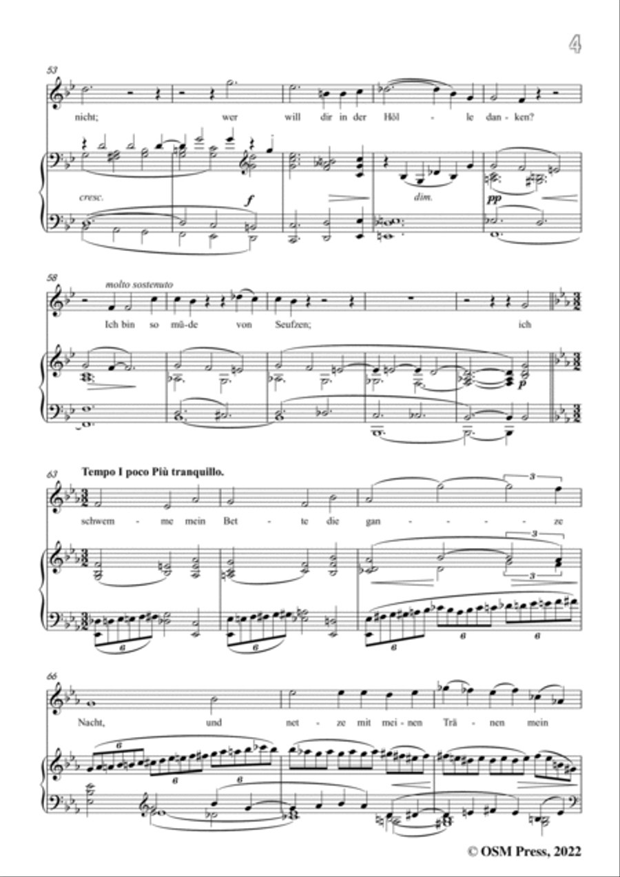 Jenner-Der 6,Psalm,in g minor,Op.9 No.2 Voice scores gallery preview page 5
