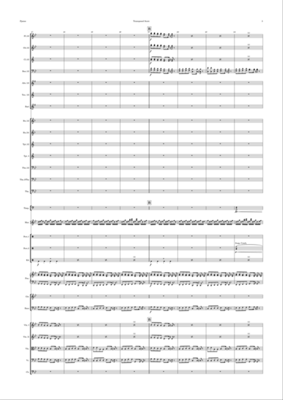 Pompeii Full Orchestra scores gallery preview page 3