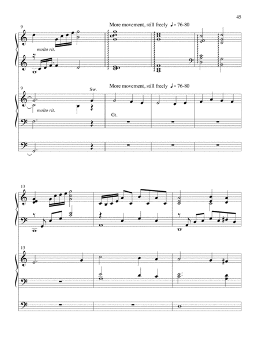 Glory and Honor, Praise and Adoration! Organ scores gallery preview page 24