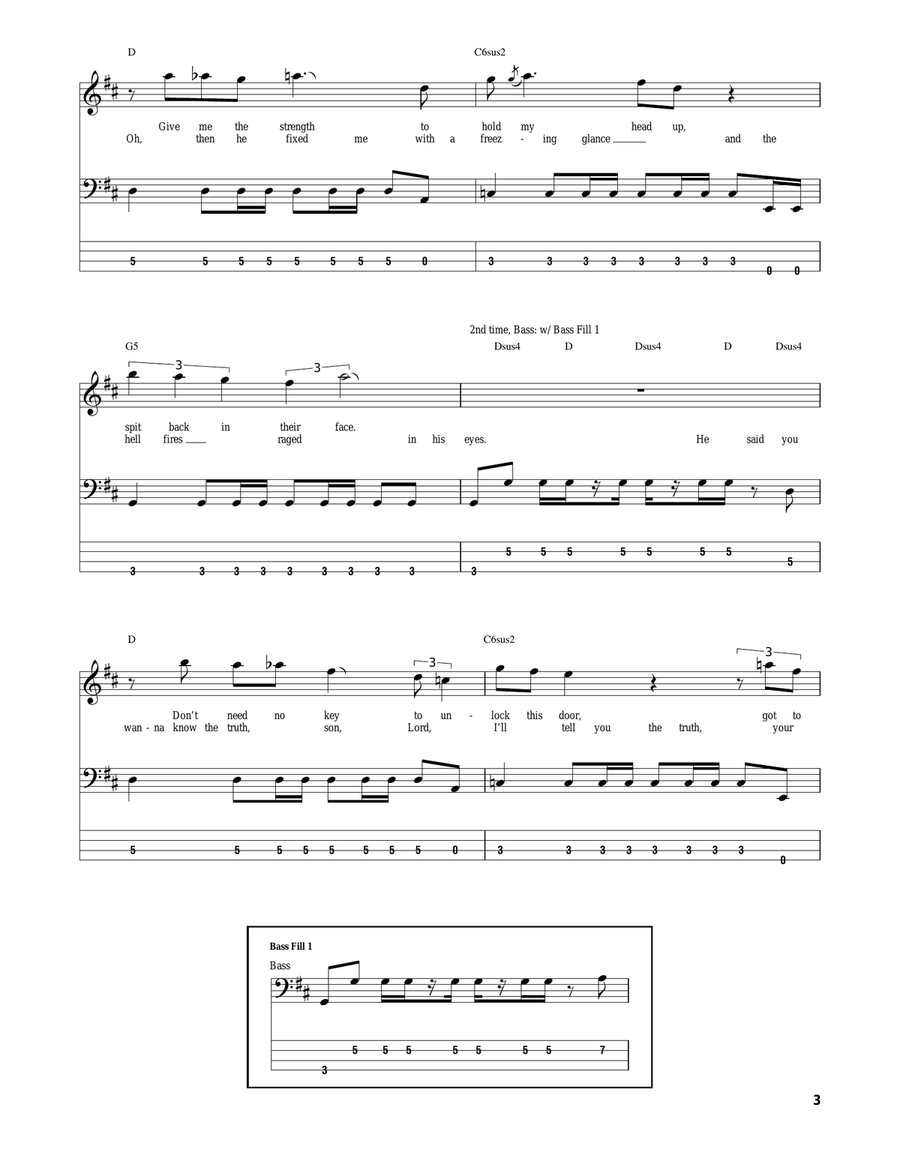 Can I Play With Madness Acoustic Guitar scores gallery preview page 3