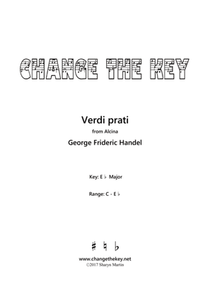 Book cover for Verdi Prati - Eb Major
