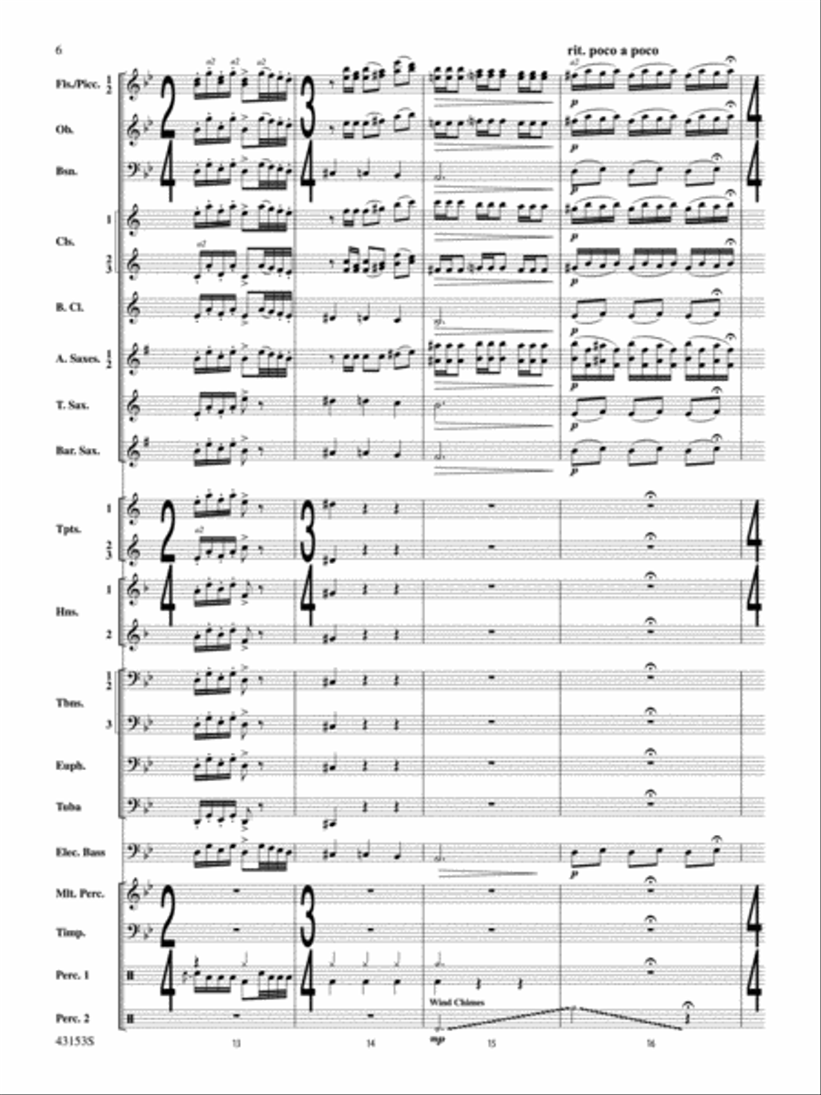 A Mad Russian's Christmas: Score Concert Band scores gallery preview page 6