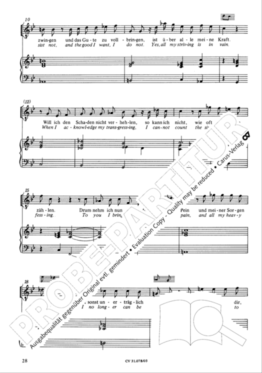 Jesus, you have freed my spirit (Jesu, der du meine Seele) 4-Part scores gallery preview page 29
