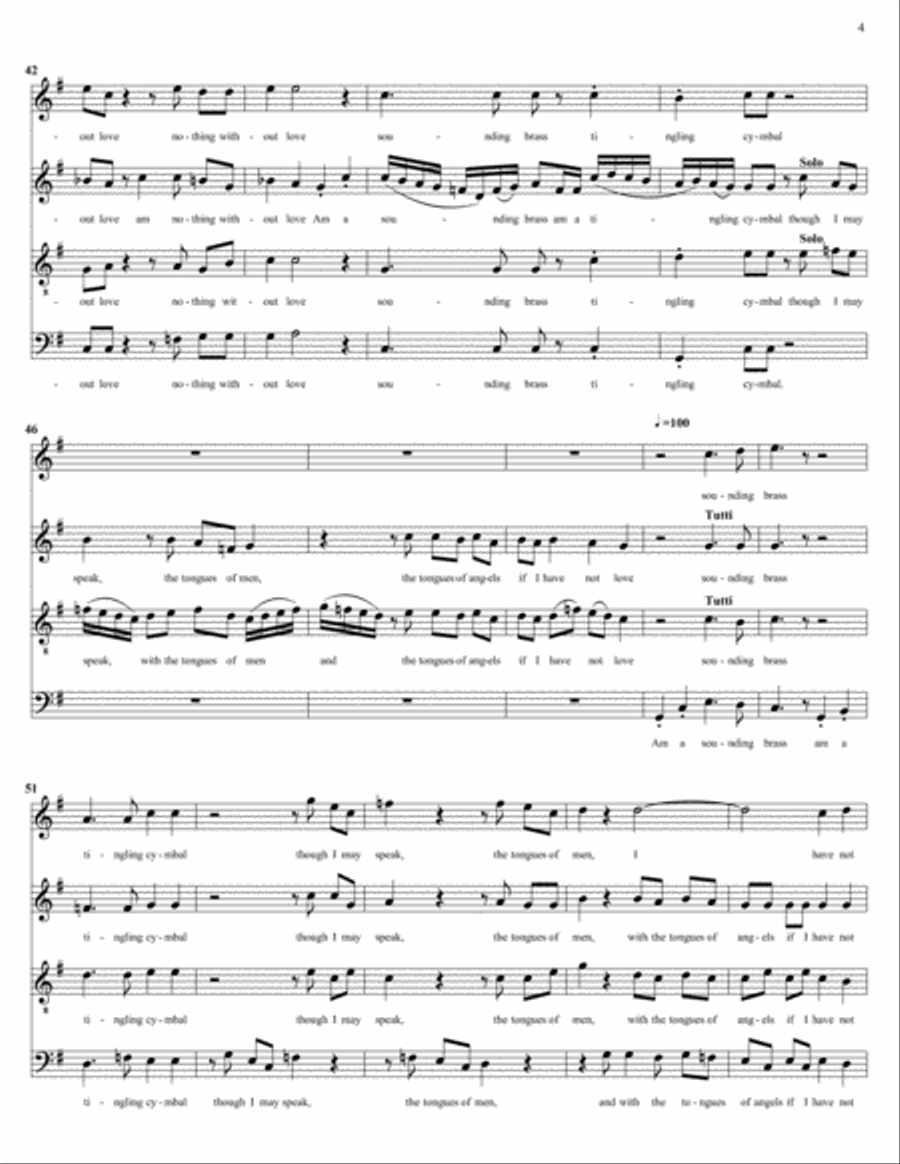 Nothing but love Small Ensemble scores gallery preview page 4