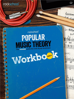 Book cover for Rockschool: Popular Music Theory Workbook Grade 8