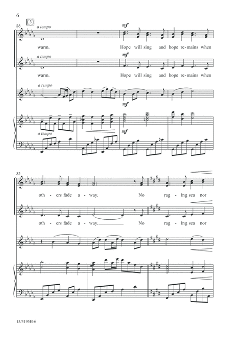Hope is the Breath of Music SSA scores gallery preview page 6