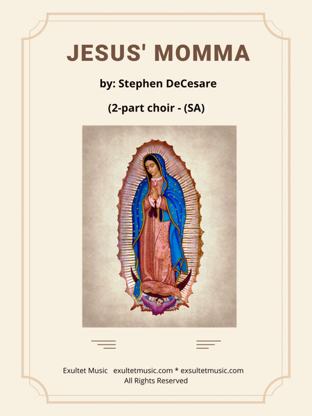Jesus' Momma (2-part choir - (SA) image number null