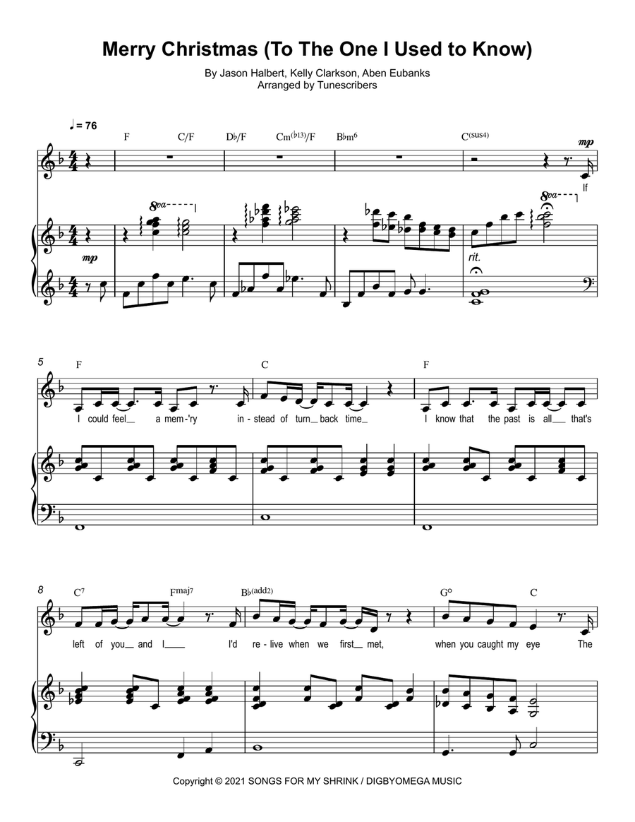 Merry Christmas To The One I Used To Know