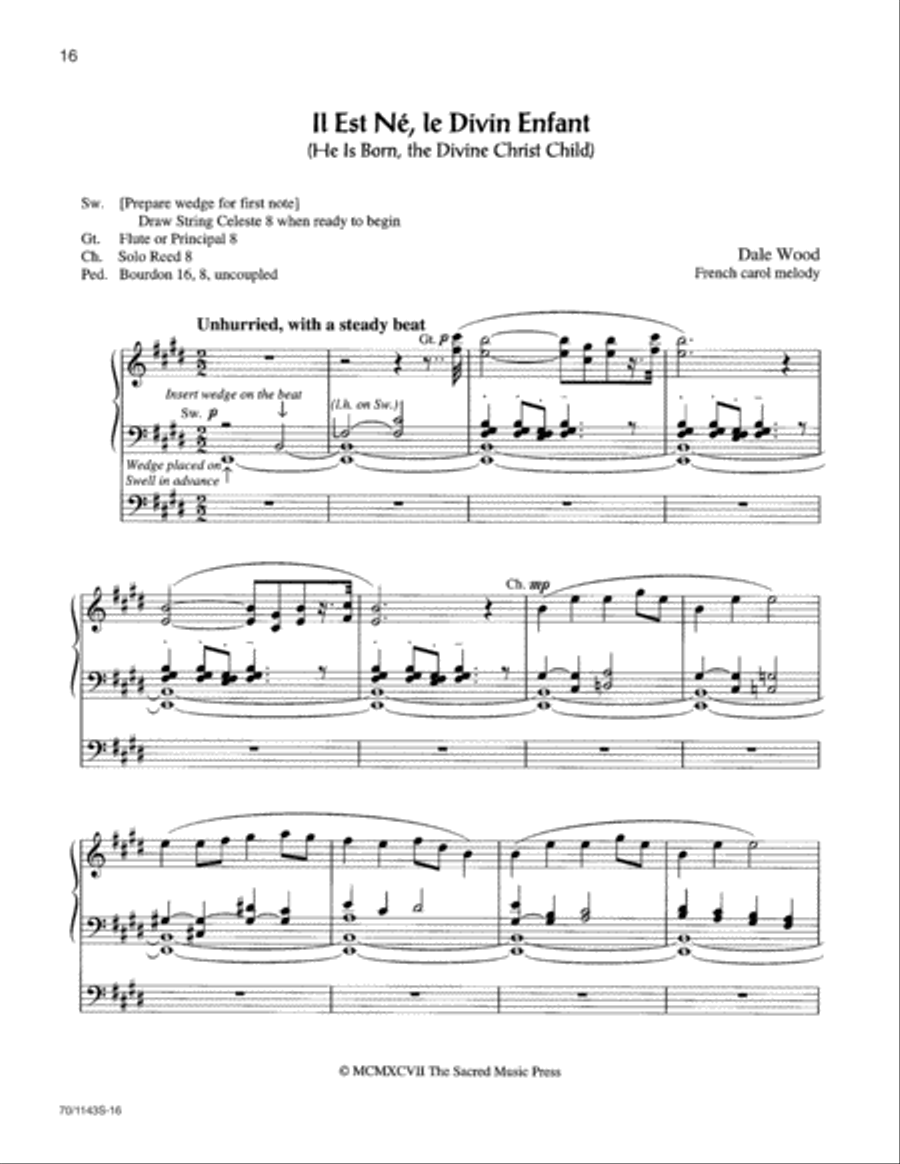 Christmas Pipings Organ Solo scores gallery preview page 8