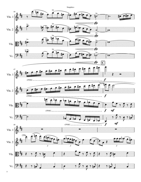 Simpático (Arranged for String Quartet) image number null