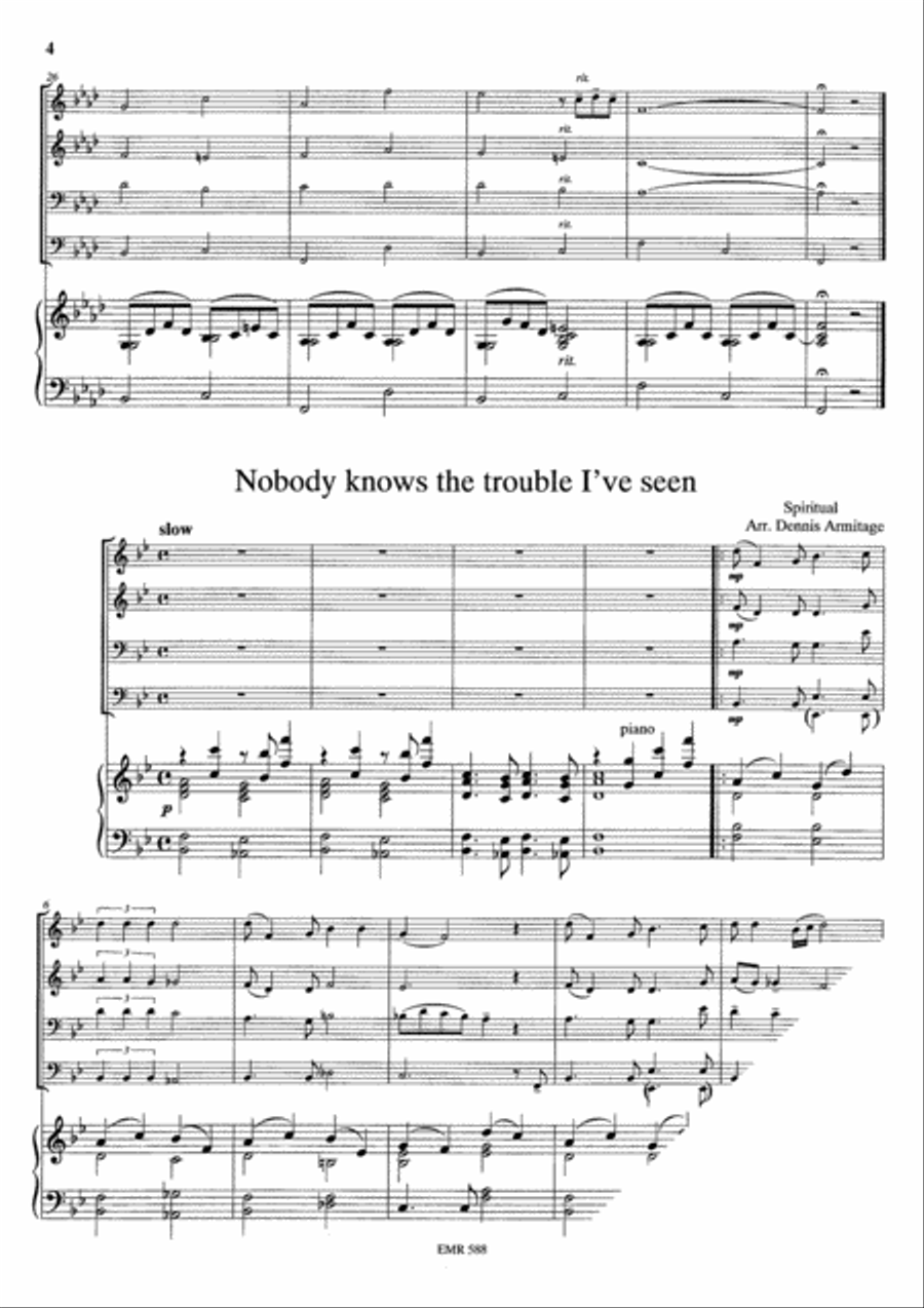 3 Quartets Volume 2 Brass Ensemble scores gallery preview page 9
