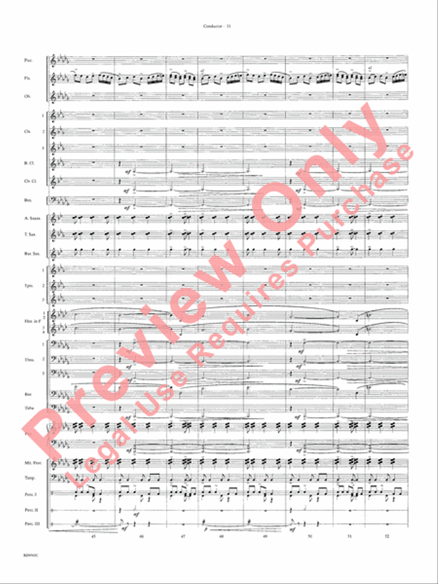 The Inferno The Inferno Concert Band scores gallery preview page 14