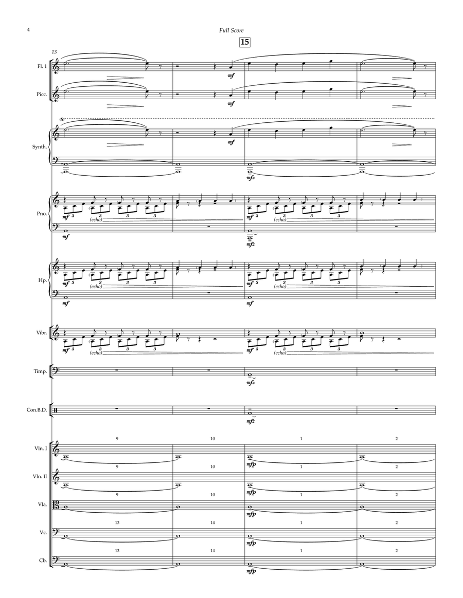 Theme From The X-Files Chamber Orchestra scores gallery preview page 4