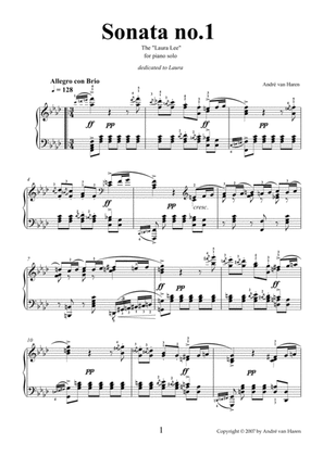 Piano sonata no. 1 in f minor - The Laura Lee